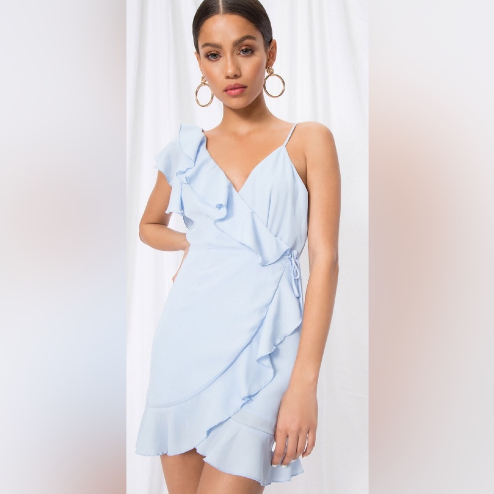 Superdown wrap dress